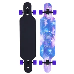 41 Inch Freeride Longboard Complete 7-ply Maple Cruiser Longboard Complete Skateboard