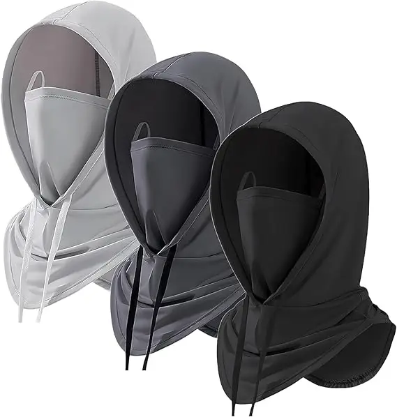 Summer Sun UV Protection Hood Breathable Full Head Mask Lightweight New American Style Pullover Hat Custom Soft Balaclava Hat