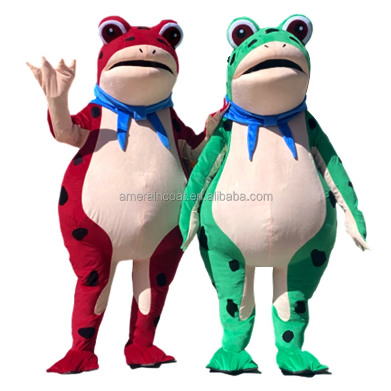 Hot Products Custom Frog Cartoon Character Costume Adult Mascot Costume Party Entertainment Show Products Mascot costume