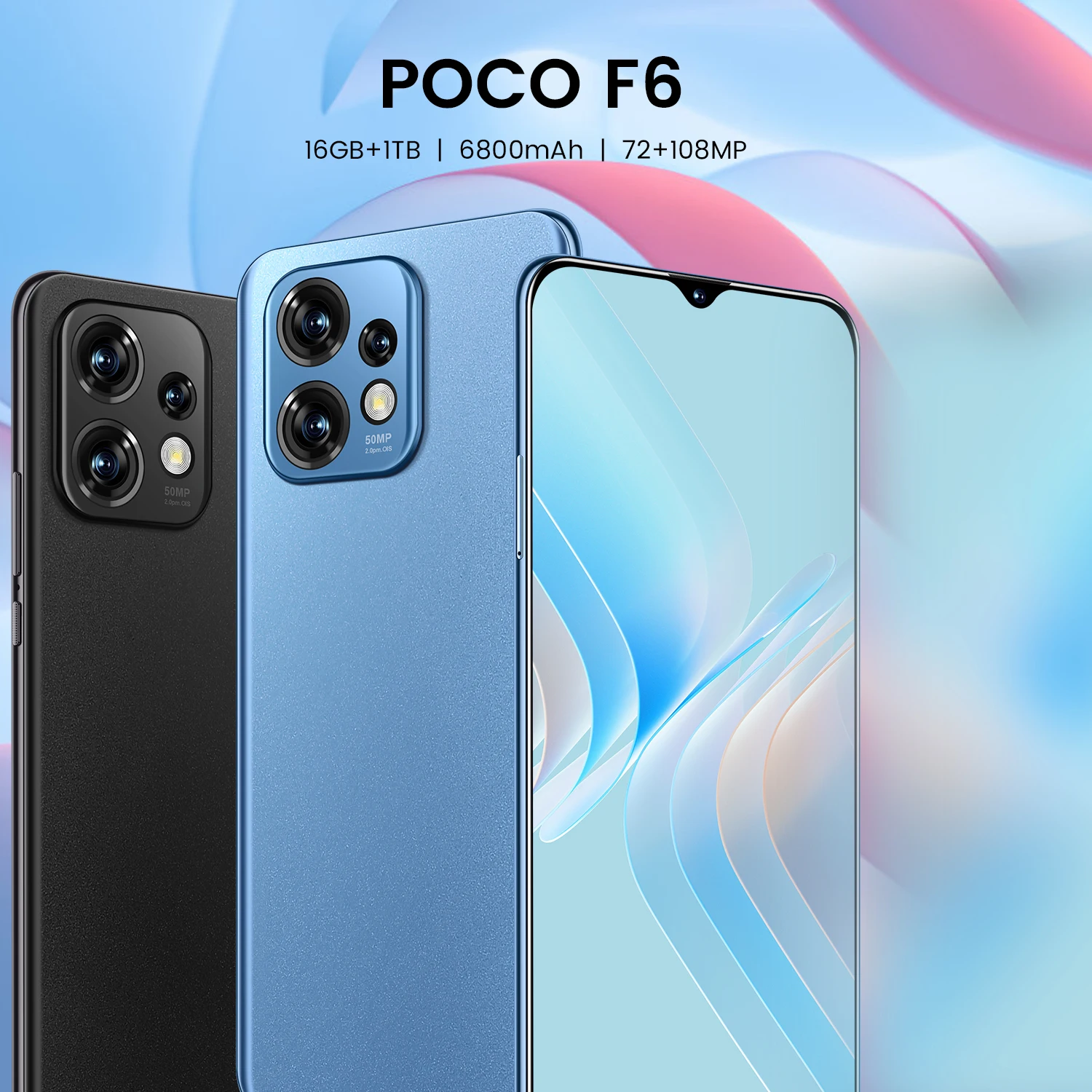 Новейший смартфон POCO F5 5G NFC Snapdragon 7+ Gen 2 Octa Core 120Hz AMOLED DotDisplay 64MP Triple Camera with OIS 67W charge