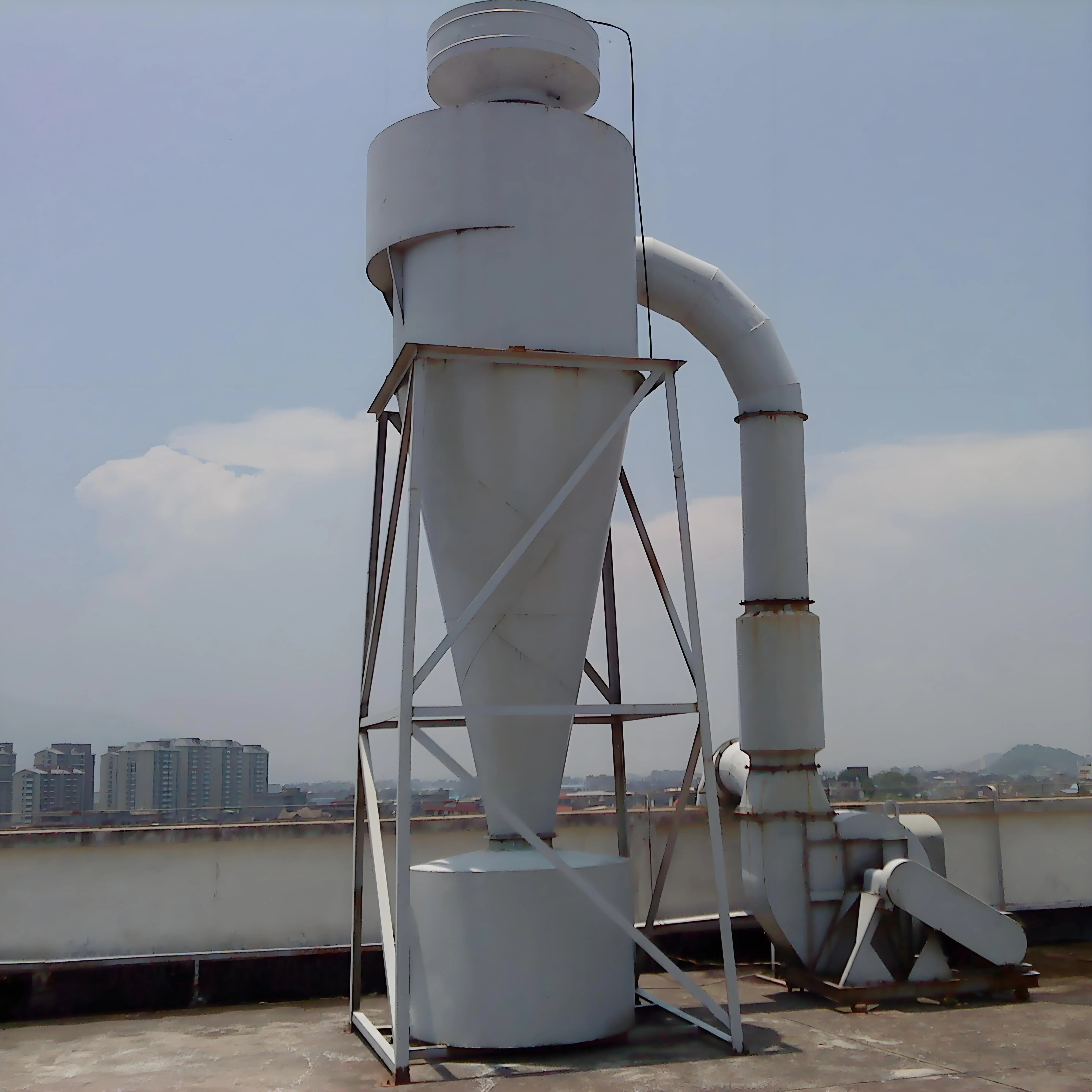 Two Stage Wood Crusher Cyclone Dust Collector for Wood Types of Machines for Dust Treatment