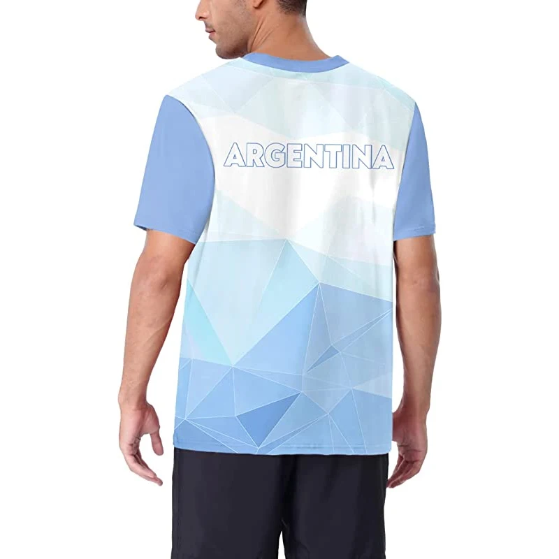 Custom Logo OEM Colorful Athletic Sports Wear Dry Fit Quick Dry Blank Sublimation Print Polo Soccer T Shirts Football Jersey