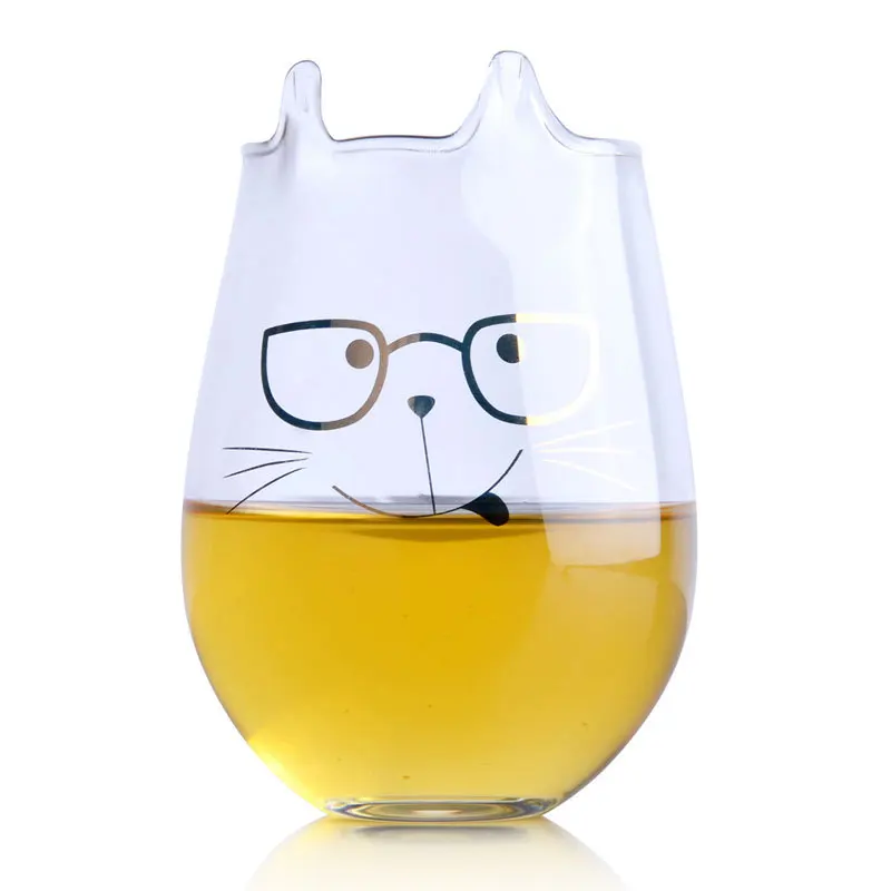 Factory Price Hot Selling Handmade Creative Mugs Cat Ears Cup Drinking Glassware