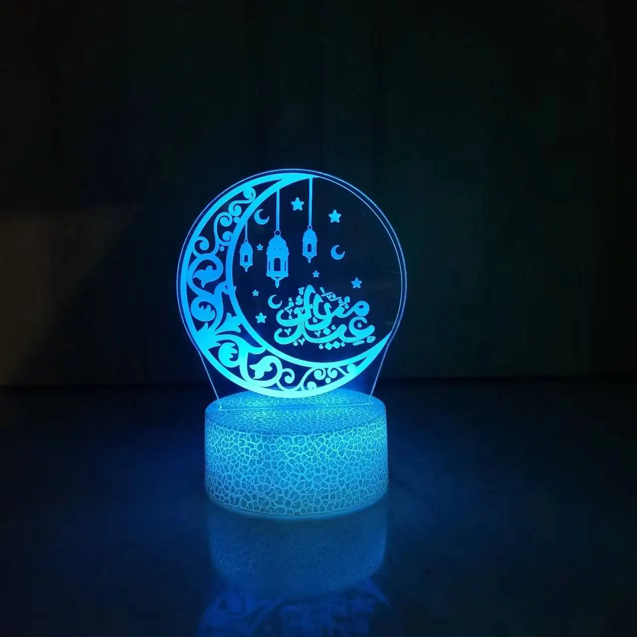 Custom Photo Creative  Illusion Cute Dinosaur Bear Acrylic Decor USB Anime Led 3D Night Lights Lamp For Baby Kids Children