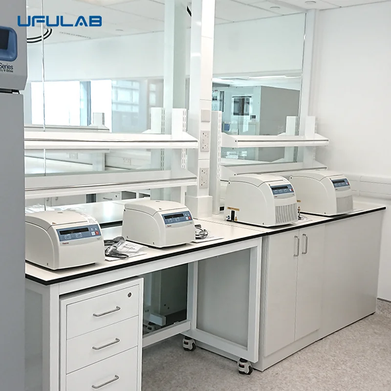 Shanghai Ufu Equipment Supplies Laboratory Workbench with Epoxy Resin Sink and Faucet