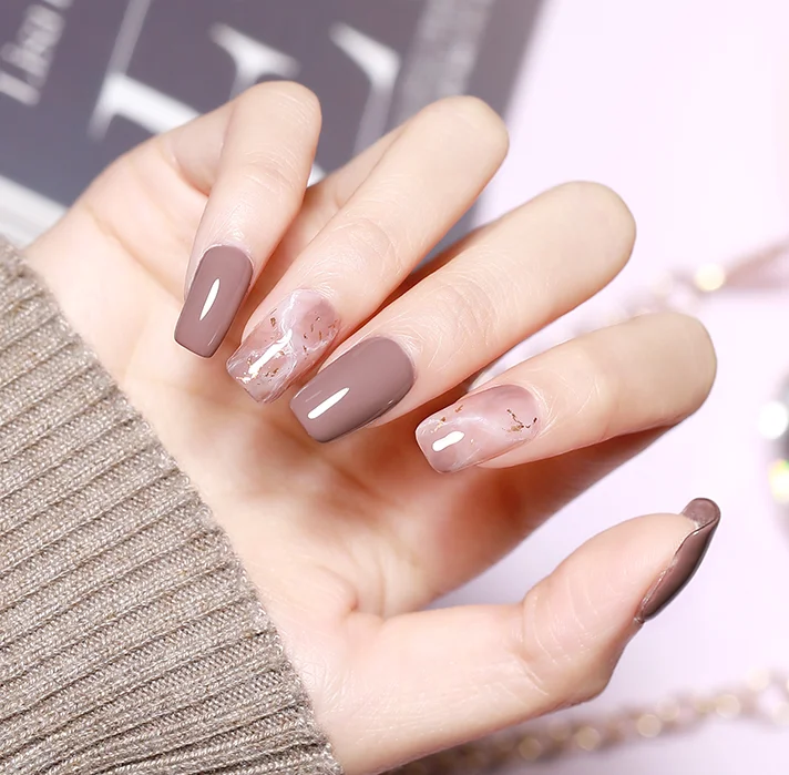 Manicure Clear Uv/LED Non-Wipe Art Design Paint Blossom Gel For Blooming Flower Gel Polish