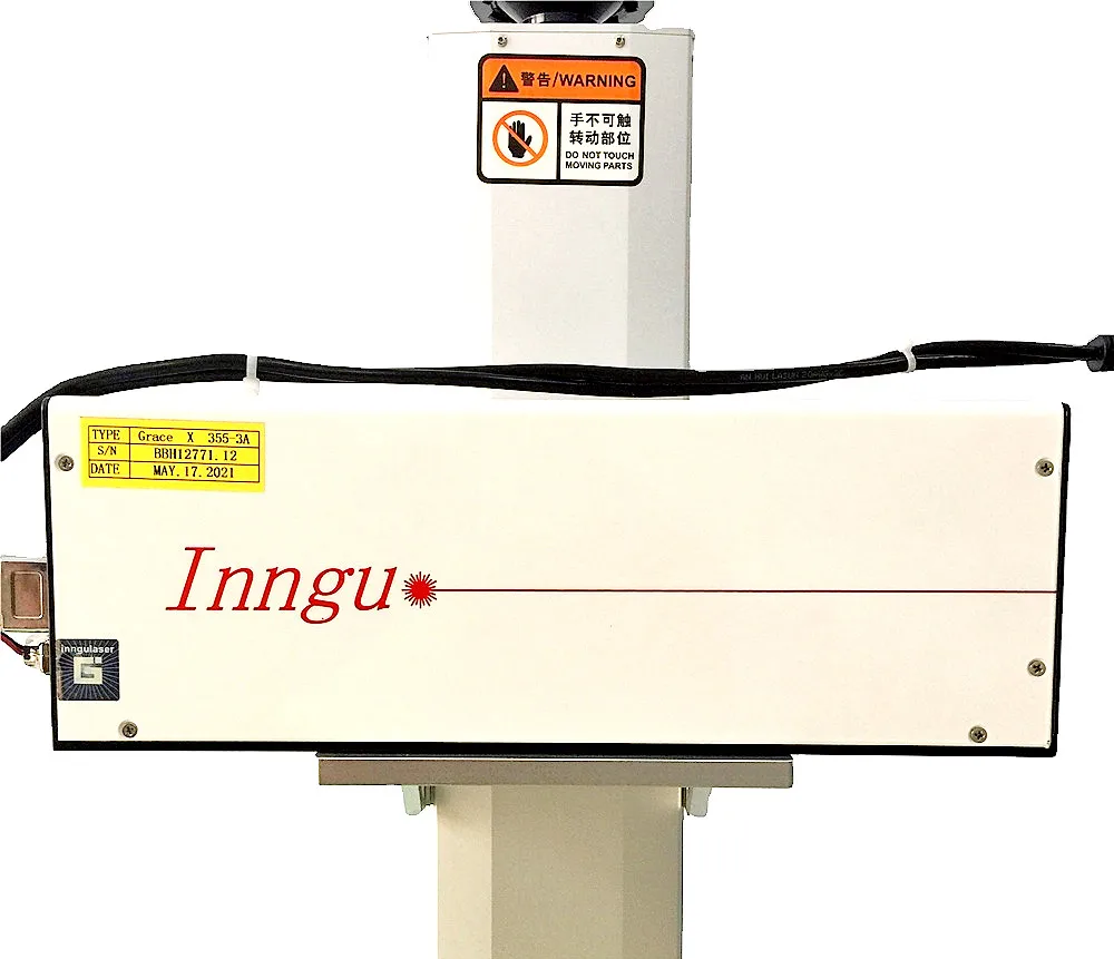 Mini 3W UV Laser Marking Machine for Glass Ceramics Jade Crystal Metal Plastic