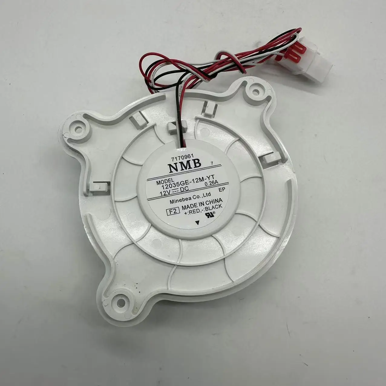 High quality Refrigerator Fan Motor 12035GE-12M-YT DC 12V  0.26A Plastic Freezer motor spare parts
