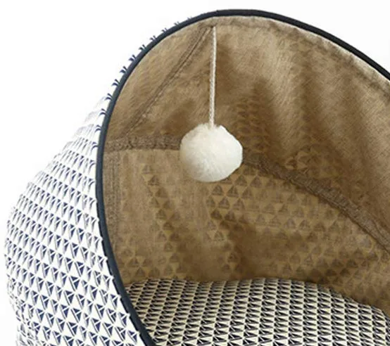 Exquisite craftsmanship top-quality round folding cat cave nest