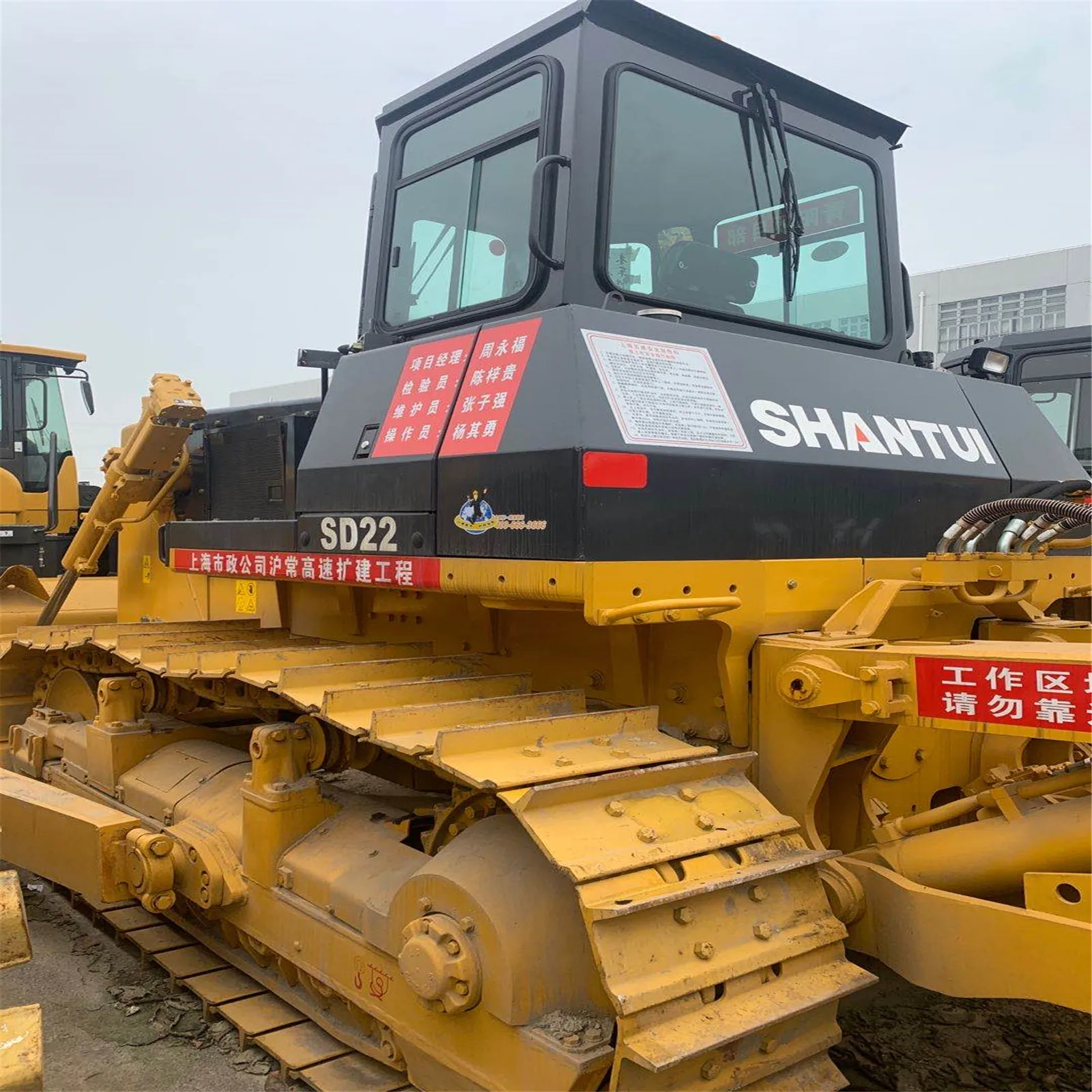 Used Shantui  SD22 bulldozer construction machinery China low price, used bulldozer SD22 SD32 D7G D7R D6D for sale