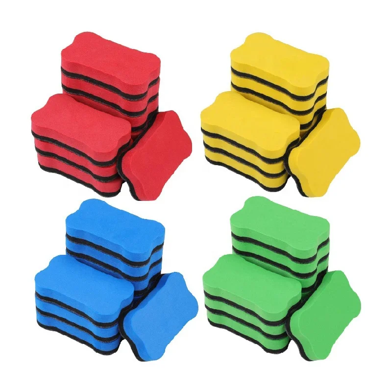 Wholesale Eva Dog Bone Shape Chalkboard Magnetic Board Erasaer