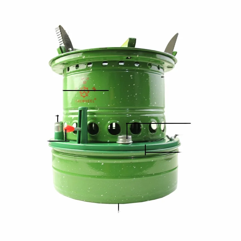 Portable Outdoor 16 Wicks Camping Picnic Burner Furnace Pressure Camping Cooking Kerosene Stoves