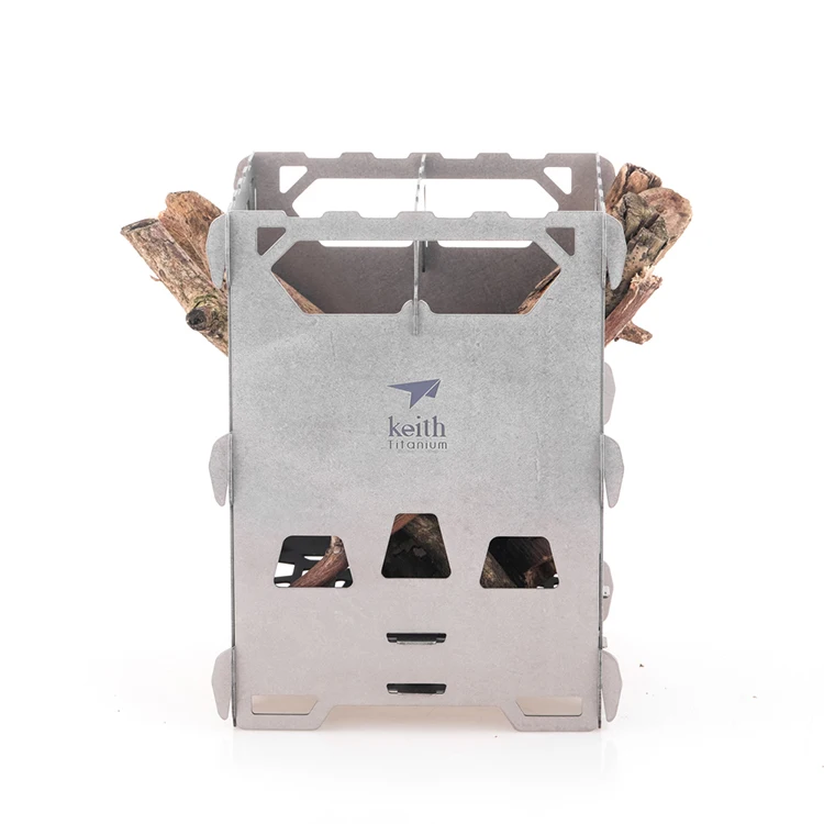 Wholesale Outdoor Hiking Camping Picnic Pocket Wood Stove Mini Small Portable Backpacking  Fire Burner Stove