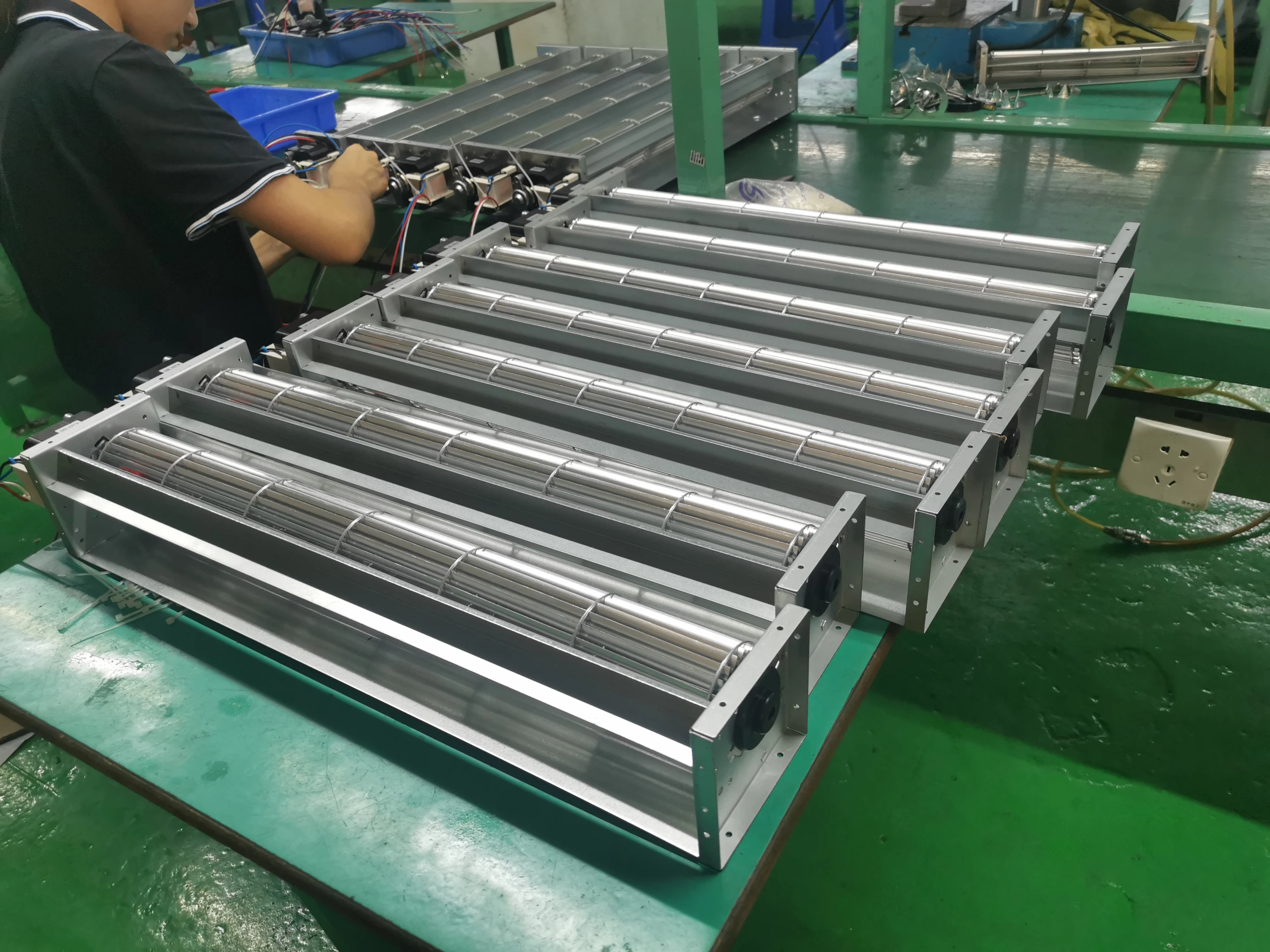 Square Tangential cross flow fan blower