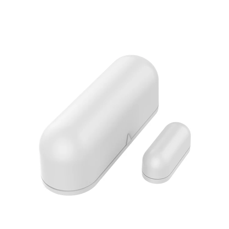 Smart Detect Door Window Contact Wifi Enabled Tuya App Cloud Mini Size Low Battery Alarm App Standalone Battery-powered Sensor