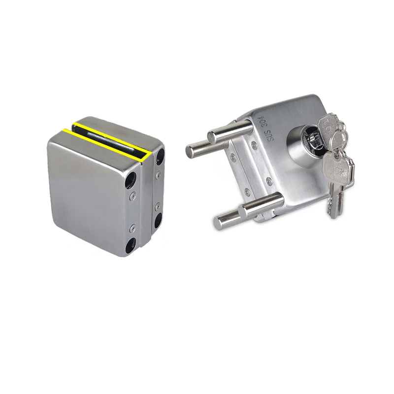 New Design Hotel Safety Sliding Commercial Multiple Scenarios Applicable Glass Door Lock