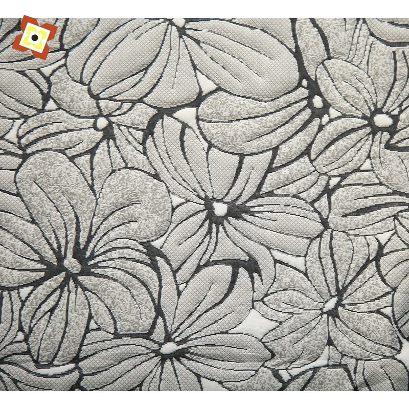 100%polyester jacquard fabric breathable mattress fabric manufacturers quilted knitted fabric for mattress