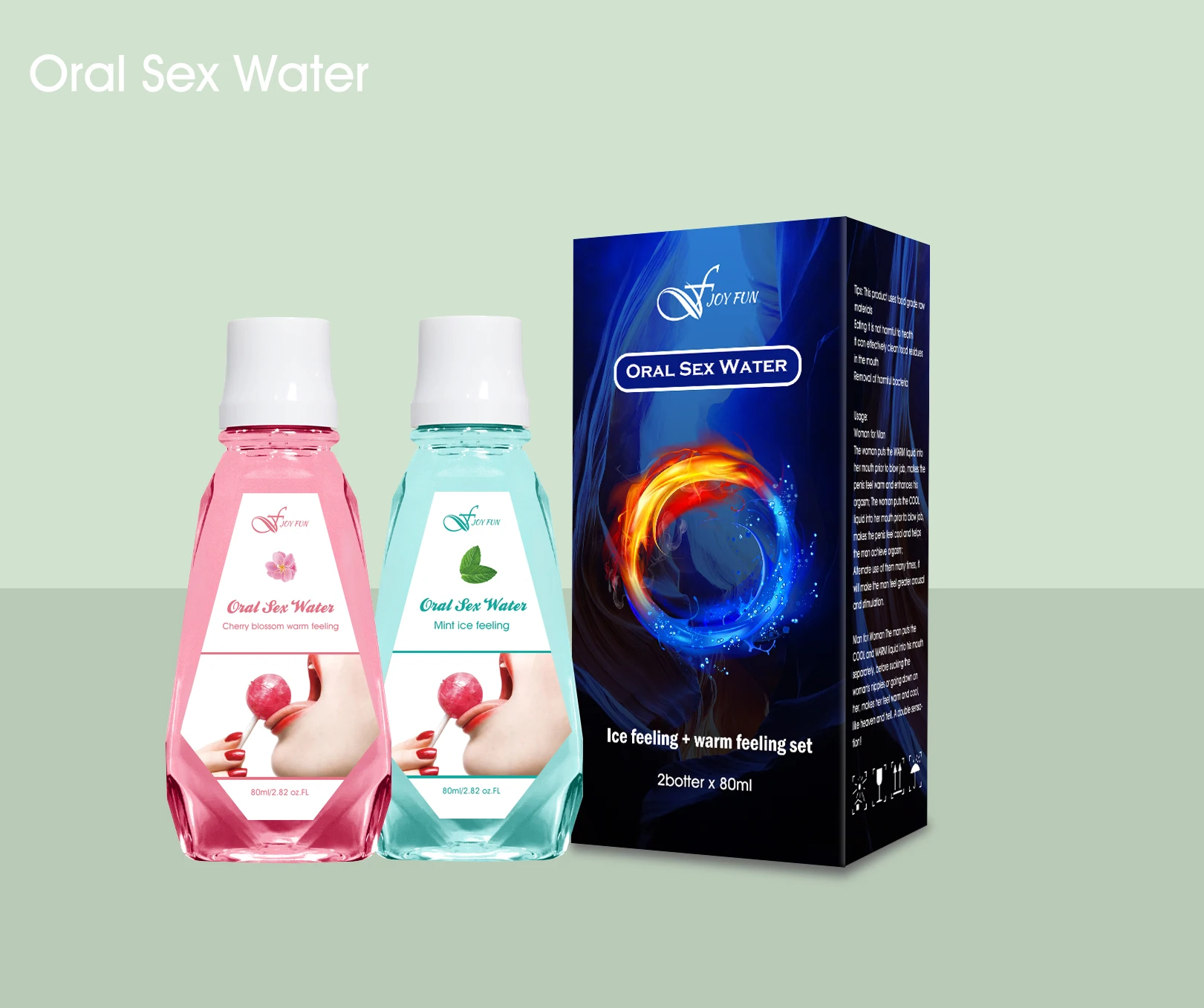 Private label  warming and ice feeling oral sex water sex lube  lubricant