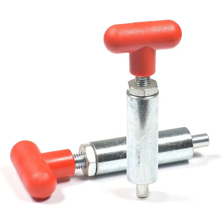 Carbon Steel Spring Loaded Quick Release Pin Ball Lock Pin Round pop pull Index Plunger
