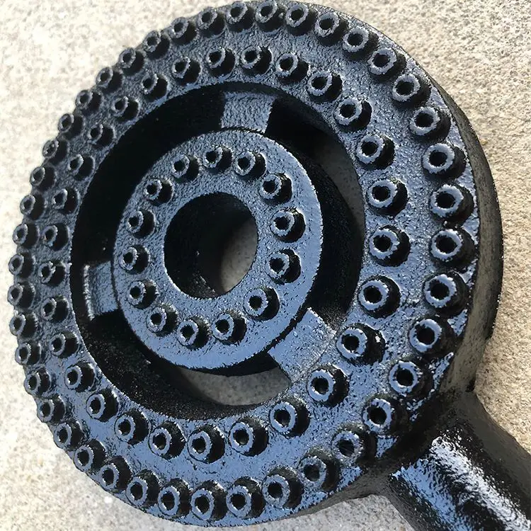 Chinese suppliers safe and durable long handle GB80-2 stove parts heavy duty cast iron burner