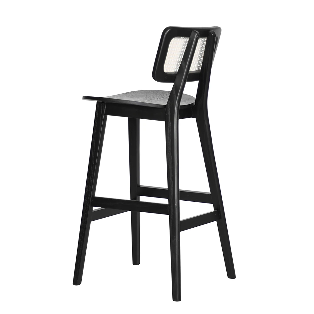 Italian Modern Designer Chair Wabi Sabi Wooden Dining Chairs Solid Wood Rattan Bar Chair