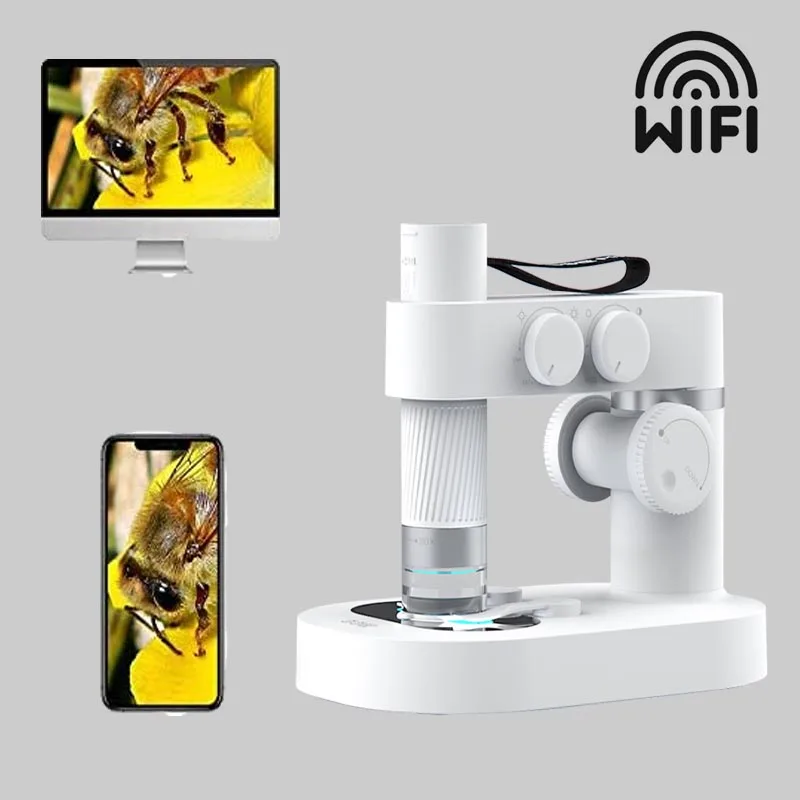 Beaverlab Indoor Outdoor Wireless Monocular Learning Digital Camera Mikroskop Science Toy Educational Microscope for Children