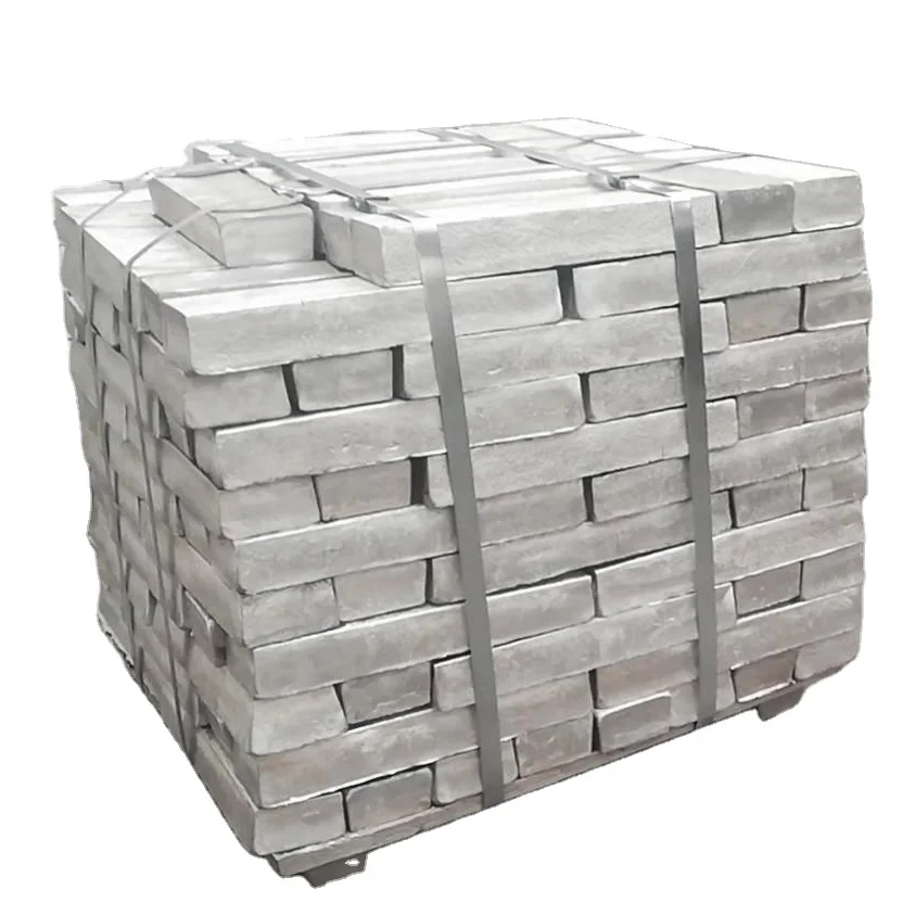 China High Grade Magnesium Ingot Supplier Wholesale High Purity Magnesium Ingot 80 mmx130 mmx495 mm Size Magnesium Metal