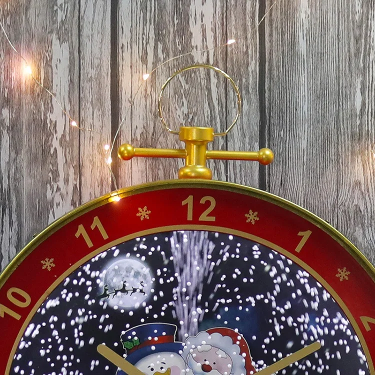 Home Accessories Decor Christmas ball decoration Led Snowing decorative Wall Christmas ball on the wall light