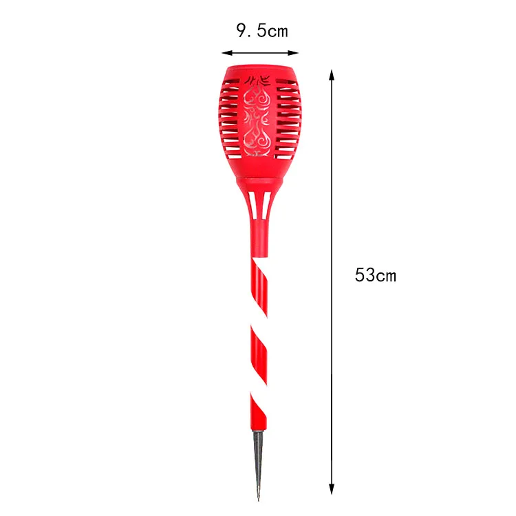
Christmas Solar Torch Lights Outdoor New Design LED Solar Wall Torch Lamp With Flame Light For Garden 