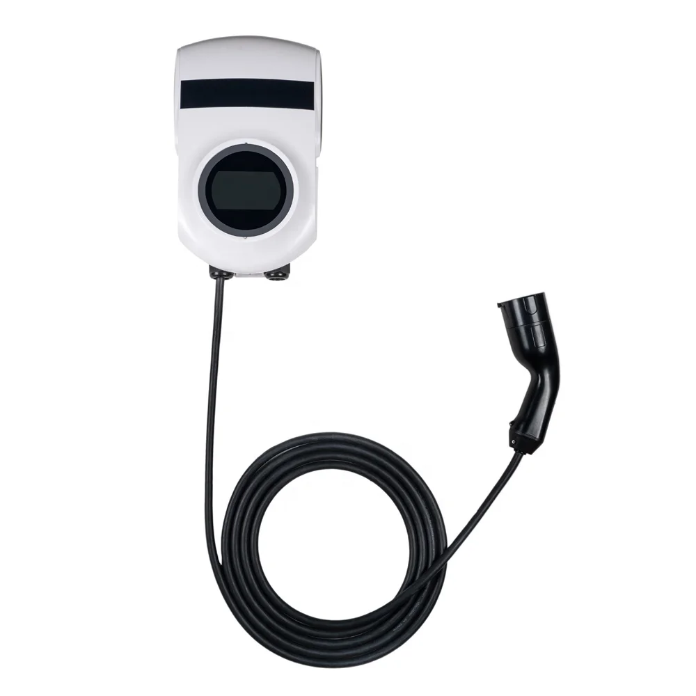 SAE J1772  Type 1 7M Plug 7.6KW Best Price  IP55 Home AC EV Fast Charger 32A 16A AC Electric Car EV Charging Station 7.6KW