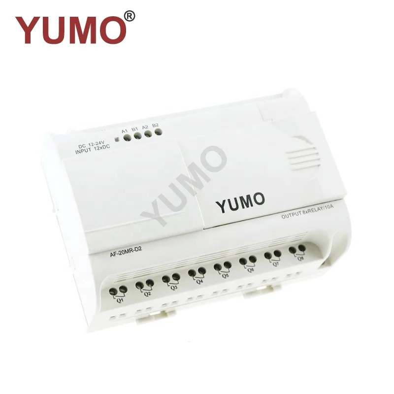 ЮМО PLC AF-20MR-D2 источник питания постоянного тока 12 точек касания вход (аналоговый) 8 баллов релейный выход мини Кондиционер plc контроллер