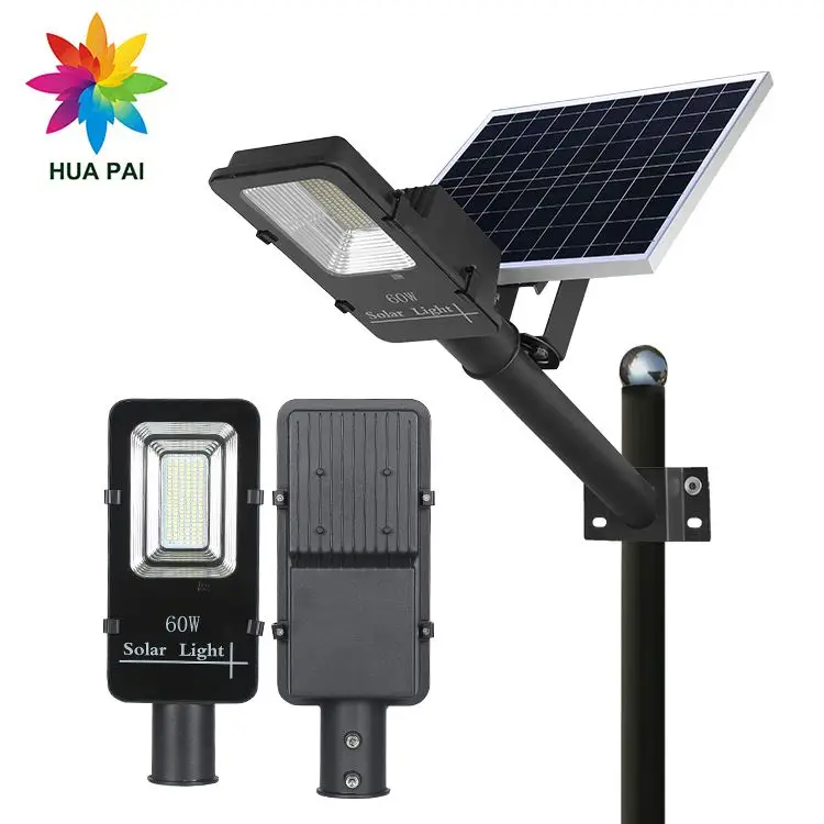 
HUAPAI 10v 60w 100w 150w 200w Ip65 Led Manufacture Integrated Solar Street Light 
