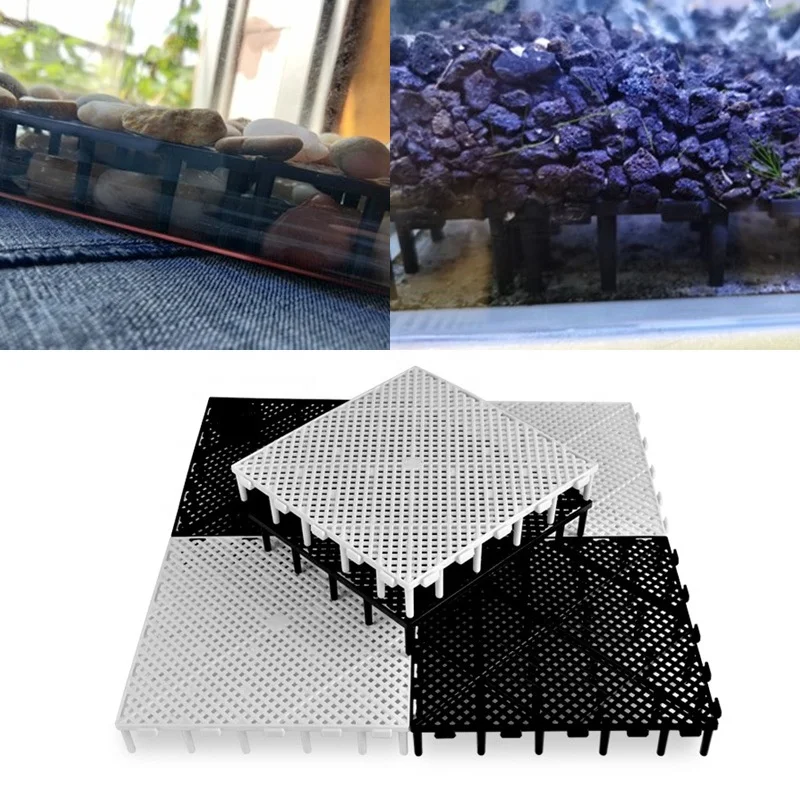 Fish Tank Bottom Screen Plate Grid Clapboard Bottom Filter Plate Filter Sand Filter Material Partition Plastic Plate