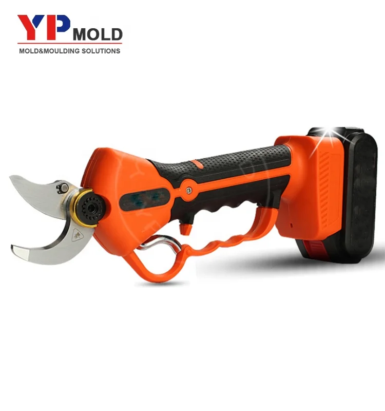 Customized Design Inject Moulding Part Garden Pruning Durable Rechargeable Electric Scissors Plastic Injection Mould Mold