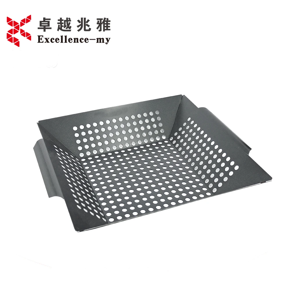 Stainless Steel Grill Basket Non Stick Vegetable Topper