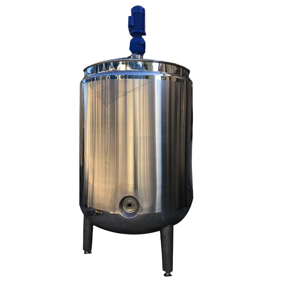 Refrigerated Or Heated Mixing Tank With Top Agitator