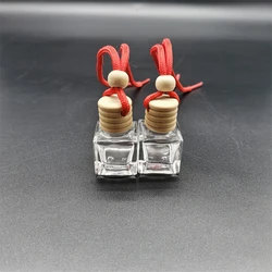 Hot selling 7ML car glass bottle perfume pendant indoor perfume diffuser car vent perfume pendant