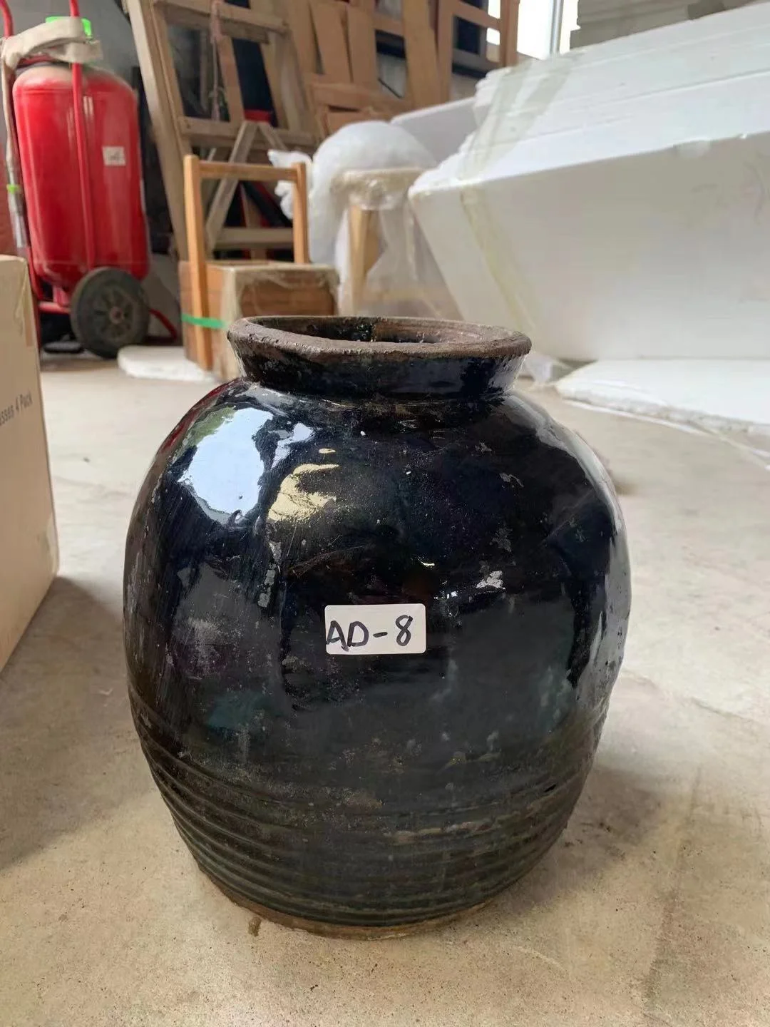 chinese retro vintage nordic handmade rustic pottery pots shabby chic home decoration antique ceramic terracotta salt vase