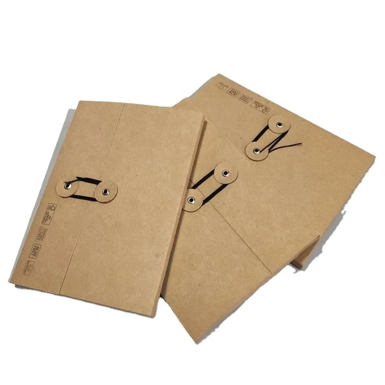 Office supplies custom printed paper molded pulp folder  promotional wholesale stationery business file folders