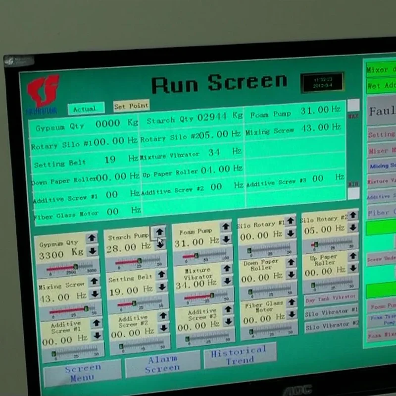 gypsum board production line
