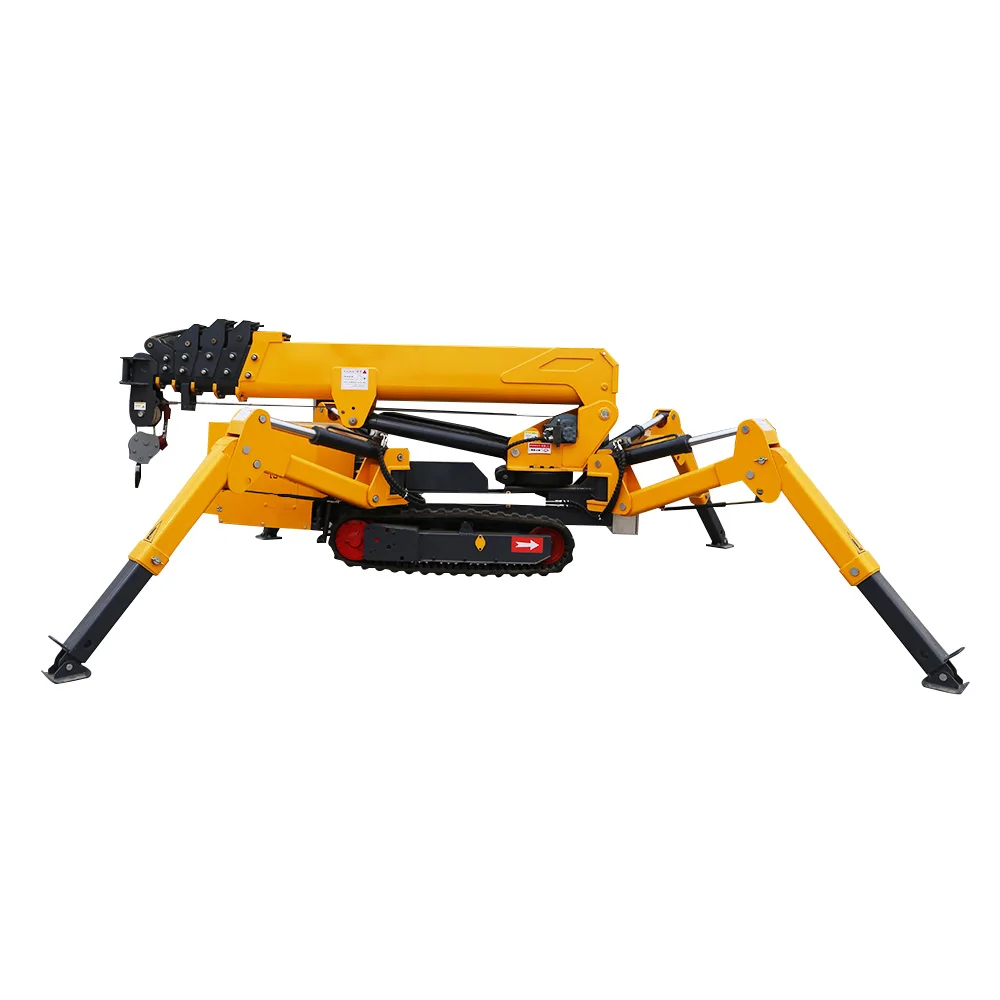 Safe And Reliable Work 3000kg Spider Crane Mobile Spider Crawler Lift Mini Hydraulic Crane Lifting Crawler Cranes