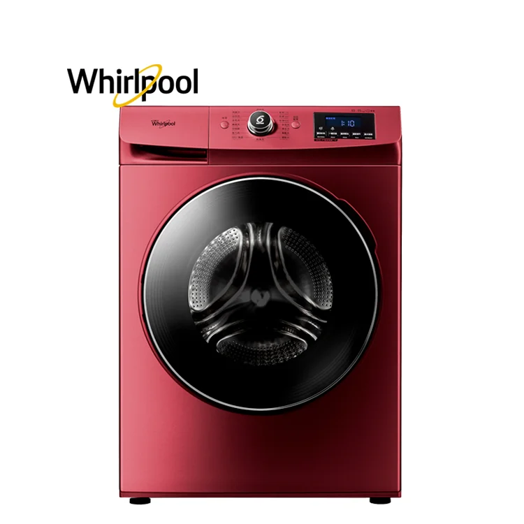 Полностью автоматическая мойка, одна ванна, тонкая, 6 кг, 7 кг, 8 кг, 9 кг, whrilpool, русская одежда, мойка, цены, фронтальная загрузка, стиральная машина, красный цвет
