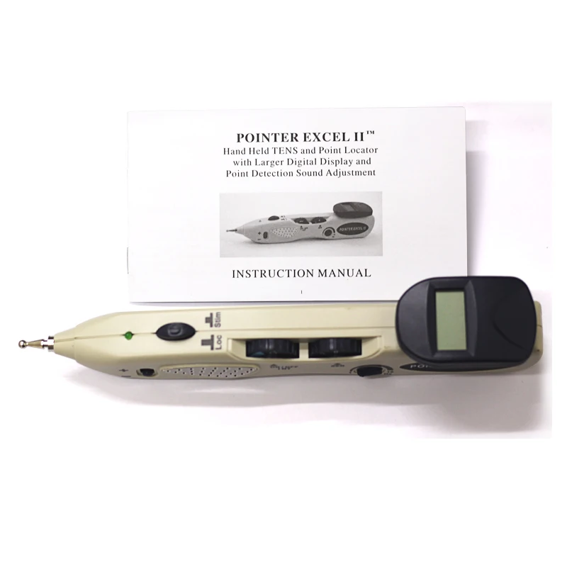  Pointer Excell II электрическая Акупунктура Меридиан перо точечный детектор массаж боли терапия Уход за лицом сертификат