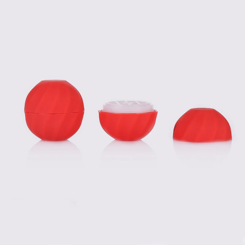 7g custom Ball shape cute unique kid chapstick gold mini empty lip balm lipstick tubes lip balm stick containers