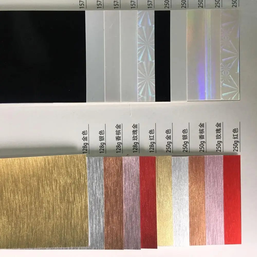 Custom Wrapping Paper Glitter Cardstock