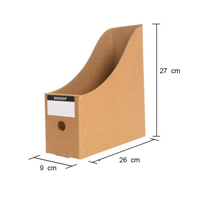 Paper File Storage Box A4 Magazine Holder Book Rack Office School Storage Box