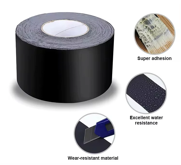 ANTI Hot Selling 5cm X 50ft Self Adhesive Waterproof Beams Board Flashing Butyl Joist Tape For Under Decking Board