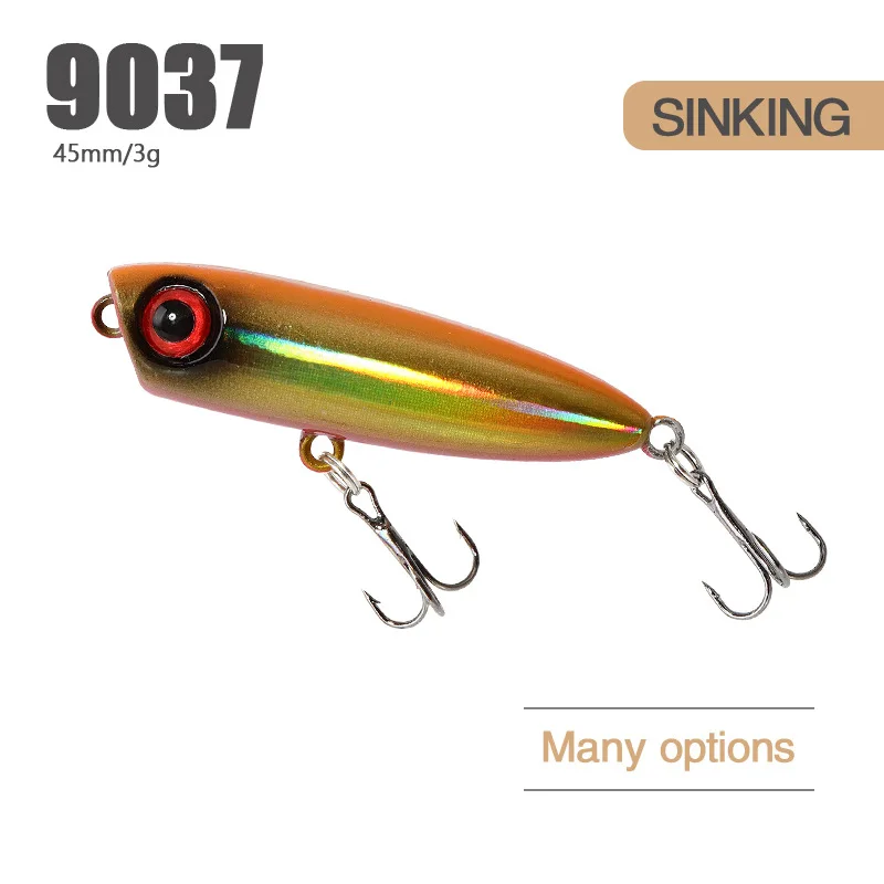 
ZFN 4.5cm 3g sea bass trout crappie minnow unpainted fishing lures trolling 