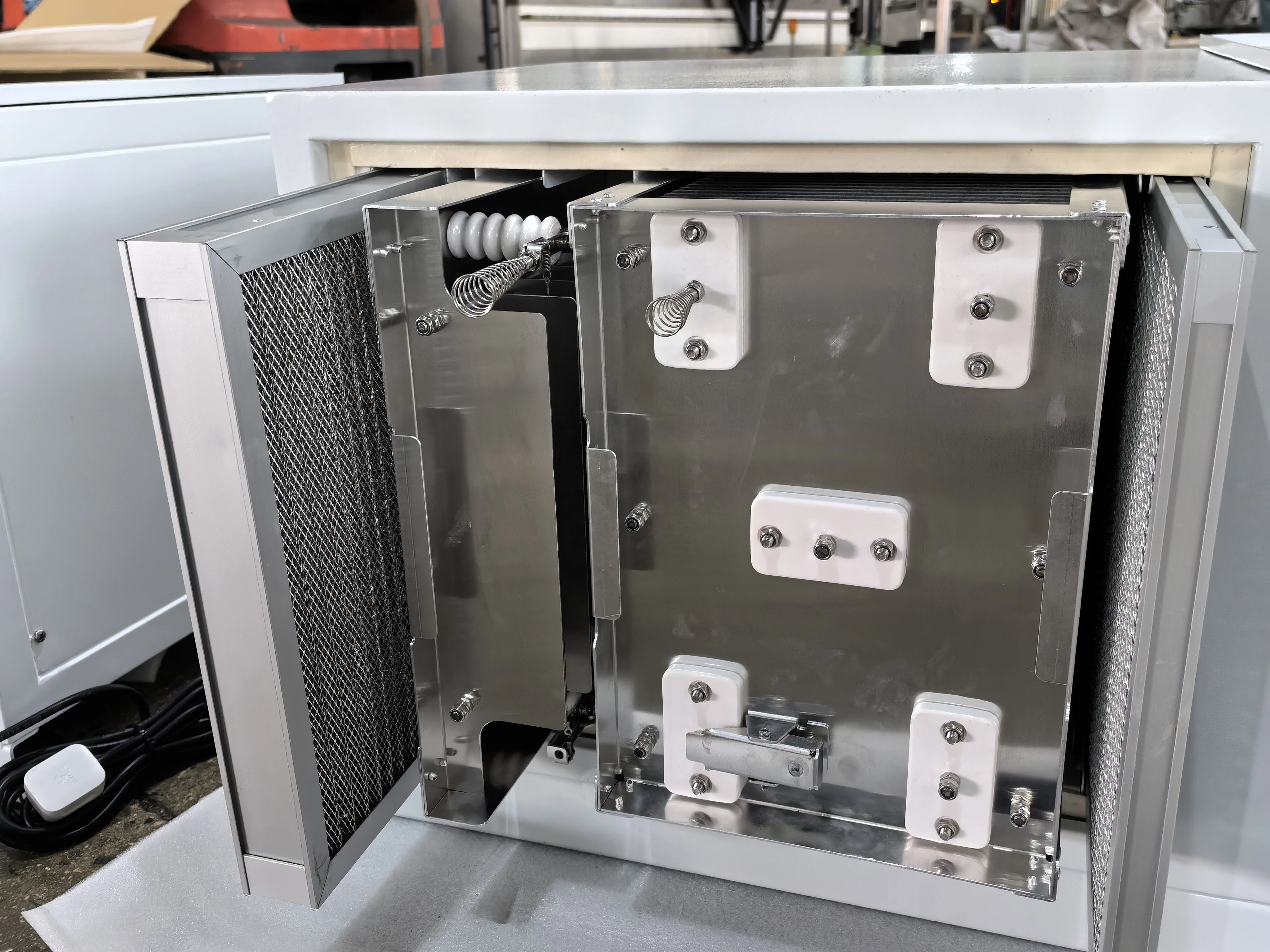 Industrial electrostatic oil mist collector,oil fume exhaust purifier air cleaning equipment