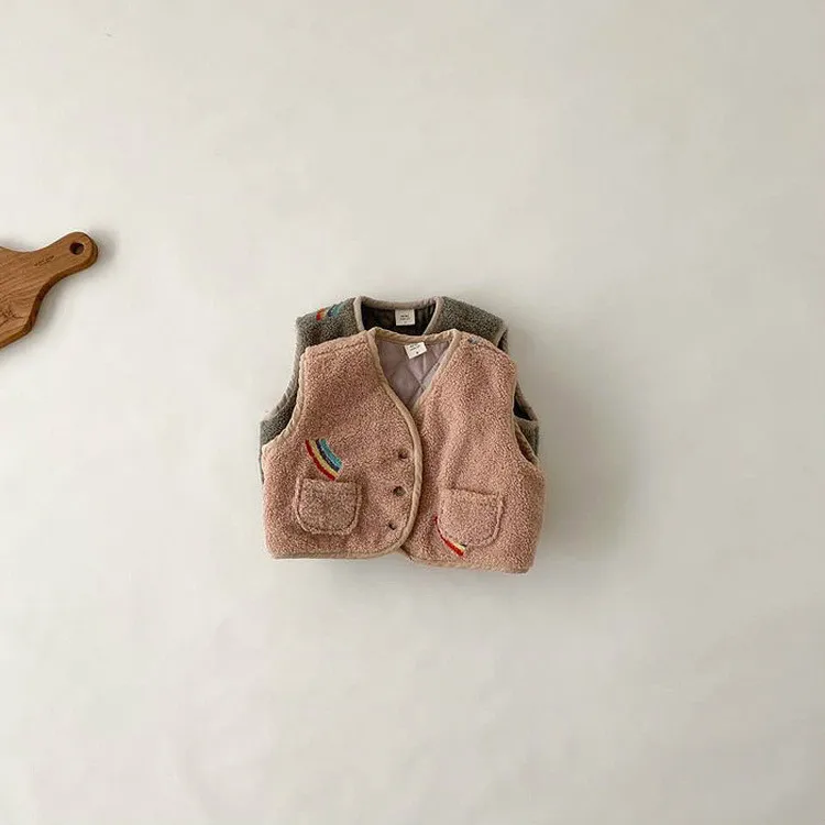 2020 New Autumn Winter Baby Clothes Children Clothing Girl and Boy Thick Jacket Kids Fur Vest